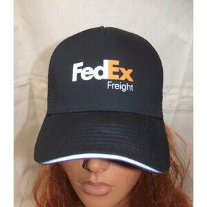 FedEx Freight Mesh Snapback Trucker Cap Hat Adjustable New Unisex